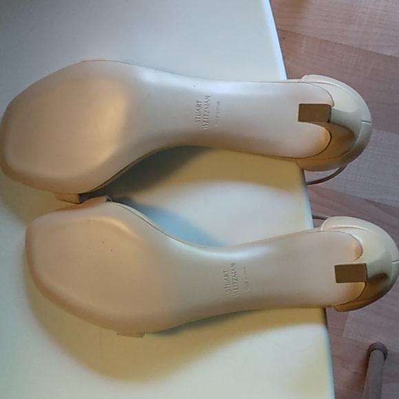 Stuart Weitzman Nudist Sandals in Beige - Picture 6 of 8